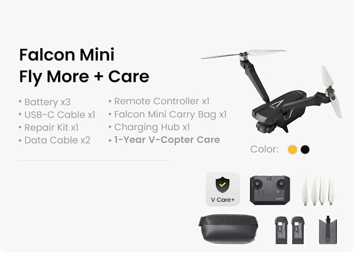 Falcon Mini Fly More + Care